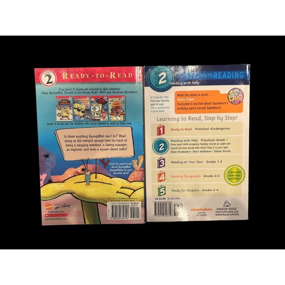 SpongeBob Ready To Read & Step Into Reading Level 2 Books, Kindergarten-3rd - Picture 2 of 5